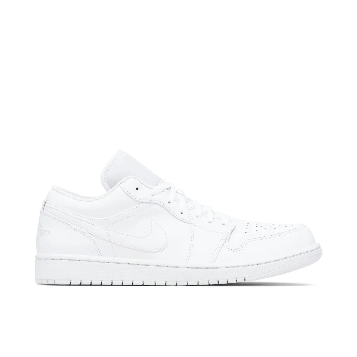 Nike Air Jordan 1 Low Triple White 553558-136 Men's Fashion Sneaker New