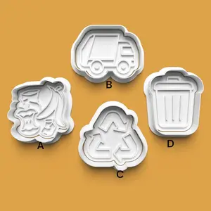 Truck Cookie Cutter: 3D Printed Fondant Cutter