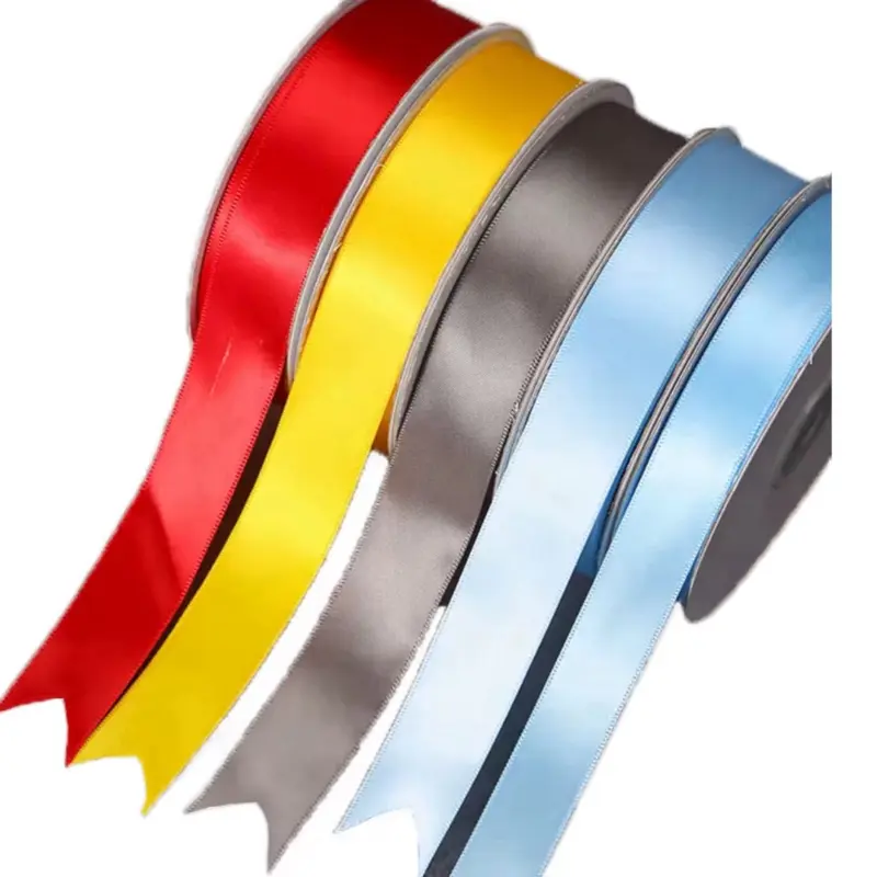 7/8 in Decorative Satin Ribbons - 50 yd Long Crafting Supply, Ample Material for DIY Projects, Class of 2026 Graduation Lei Making, Gift Wrapping
