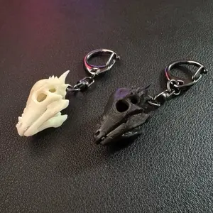 Pachycephalosaurus Skull | Resin Keychain Replica - High Paleo Accuracy, Detail, and Durability - Cretaceous Gift for Dinosaur Lovers Unleash The Primal Spirit Prehistoric Power
