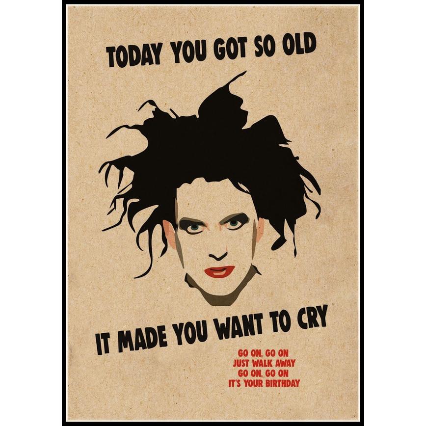 Vintage The Cure Rock Poster Home Decor Kraft Paper Retro Wall Art Pictures Band Music Stickers