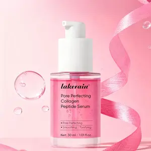 PORE PERFECTING COLLAGEN PEPTIDE SERUM Minimizes Pores Firms Skin, Lightweight Fast-Absorbing Serum, Improves Texture Dullness, For a Smoother Glowing Look, Ideal for Large Pores All Skin Types Daily Care