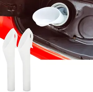 Capless Gas Tank Funnel 2 count  Funnel for Automotive Use for Ford Focus F150 Mercury Lincoln Mountaineer Mariner, Gas Funnel for  OEM#8U5A-17B068-EB 1782177 1833948 2050651(White)