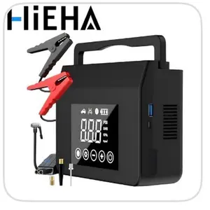 HiEHA Smart Air Compressor with Built-In Preset & Auto Shutoff 150 PSI Max Pressure 8L/Min Airflow for 205/55 R17 Car Tires