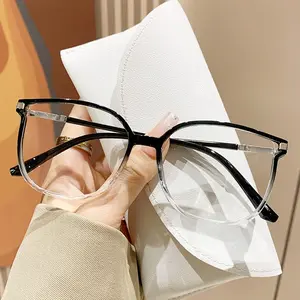 New Women's Rhinestone Oversized Reading Glasses, Blue Light Blocking Fashion Eyewear, Elegant Literary Style Versatile Frames for Daily Reading & Office Use