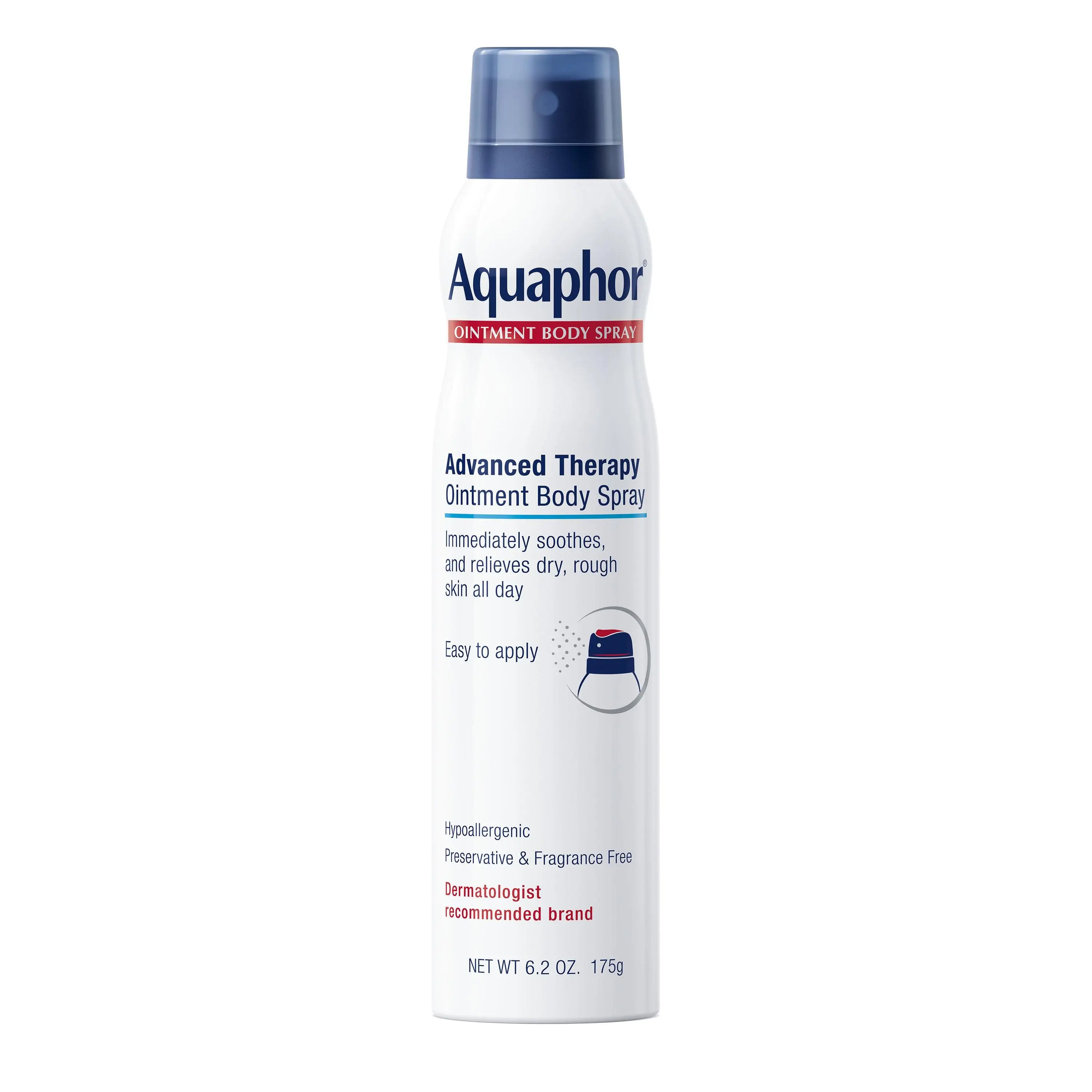 Aquaphor Advanced Therapy Ointment Body Spray 6.2 Oz for Dry Skin with ProVitamin B5 Intensive Soothing Care Smooth Moisturizing FastActing
