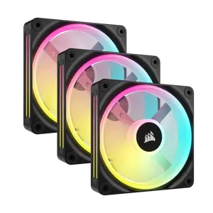 iCUE LINK QX120 RGB 120mm PWM PC Fans Starter Kit with iCUE LINK System Hub