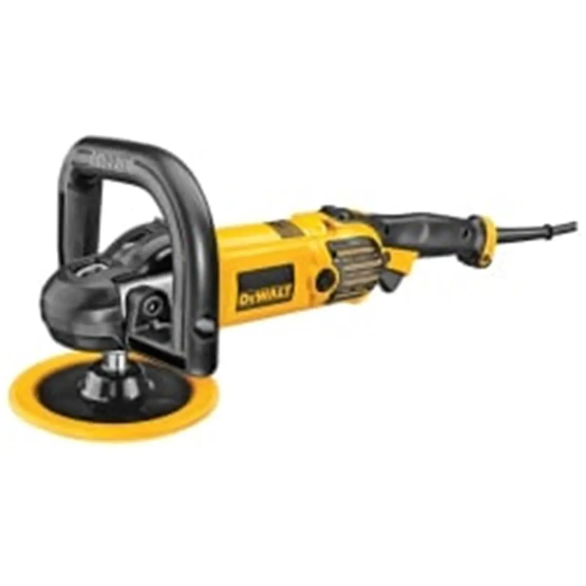 212 MAIN Dewalt DWTDWP849X 7in. High Performance Electronic Polisher with Bale, Rubber Parts, Soft Start, Straight Grip