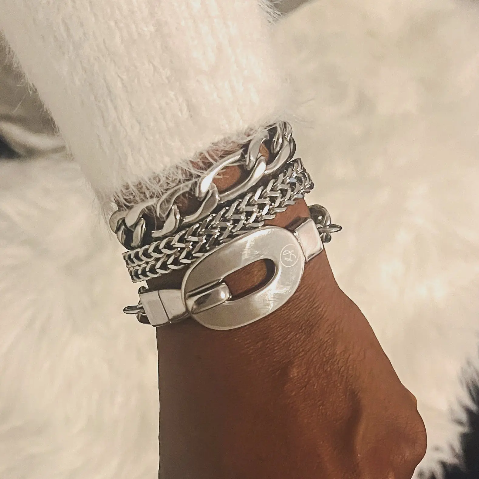 Anya Stainless Steel Bracelet Stack