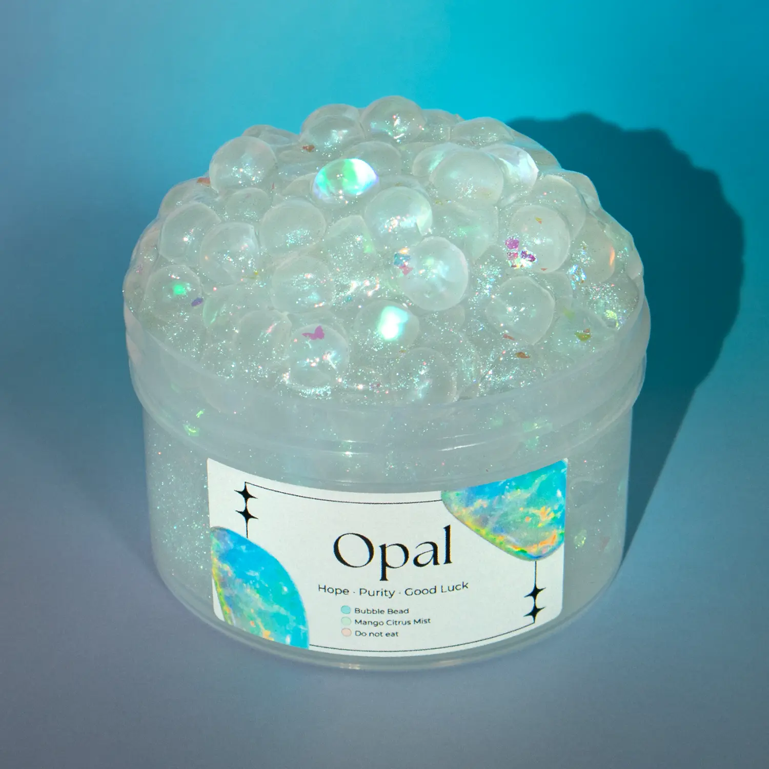 Opal - OG Slimes 7 oz Bubble Bead Slime