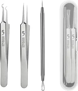 4-Piece Skin Purifying Tool Kit – For Daily Facial Care and Deep Pore Cleaning