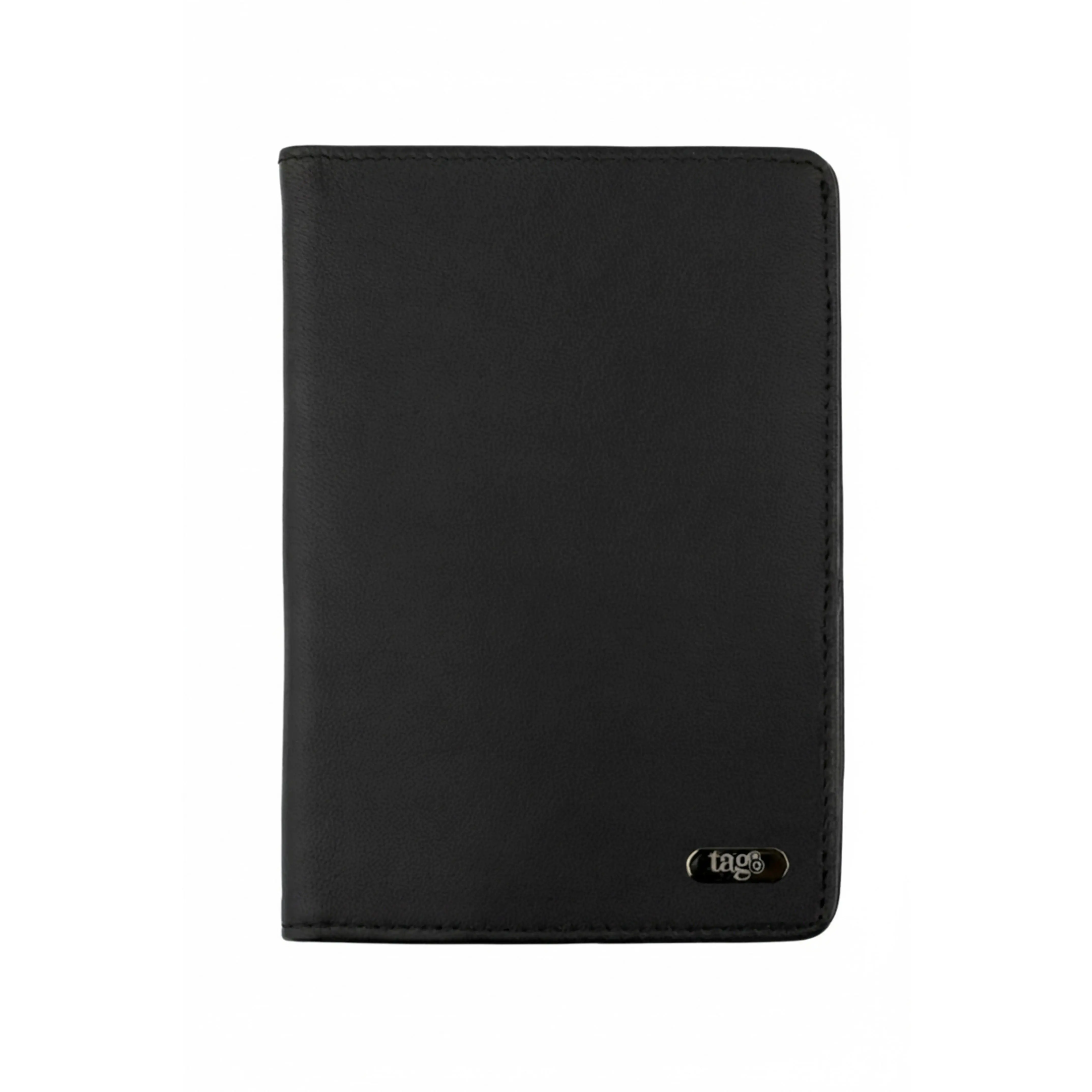 Dolphin Smart Leather Passport Tracker – RFID-Blocking Bluetooth Travel Wallet