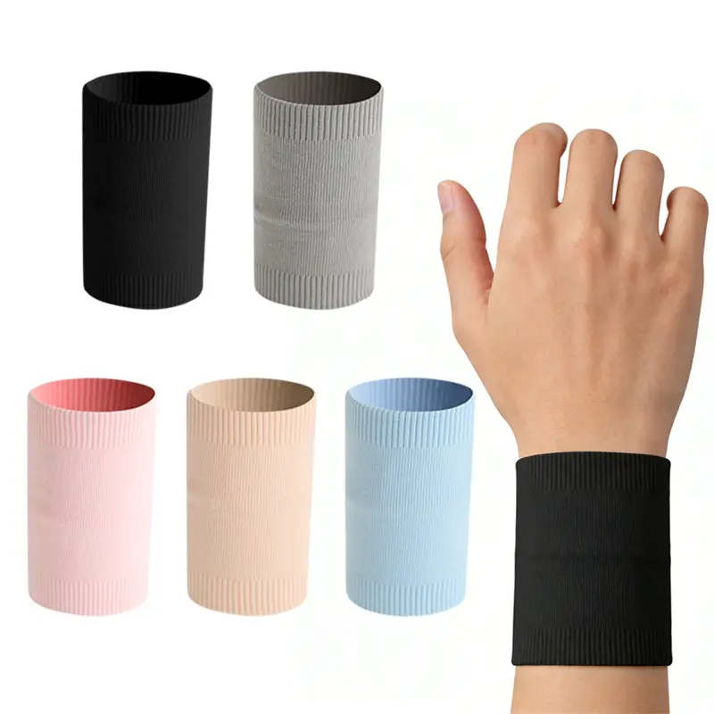 Sports wrist supports,(1/2 pcs) wrist supports,  unisex elastic wrist supports, Breathable Wrist Brace, suitable for sports, fitness training, typing, yoga, weightlifting, elastic fit breathable elastic fabric, basketball, tennis, and soccer equipment