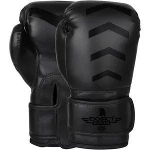 Exxact Sports Knockout Youth Boxing Gloves for Kids (3-15 Years) with Padded Protection and Wrist Support, Durable Engineered Leather for Sparring