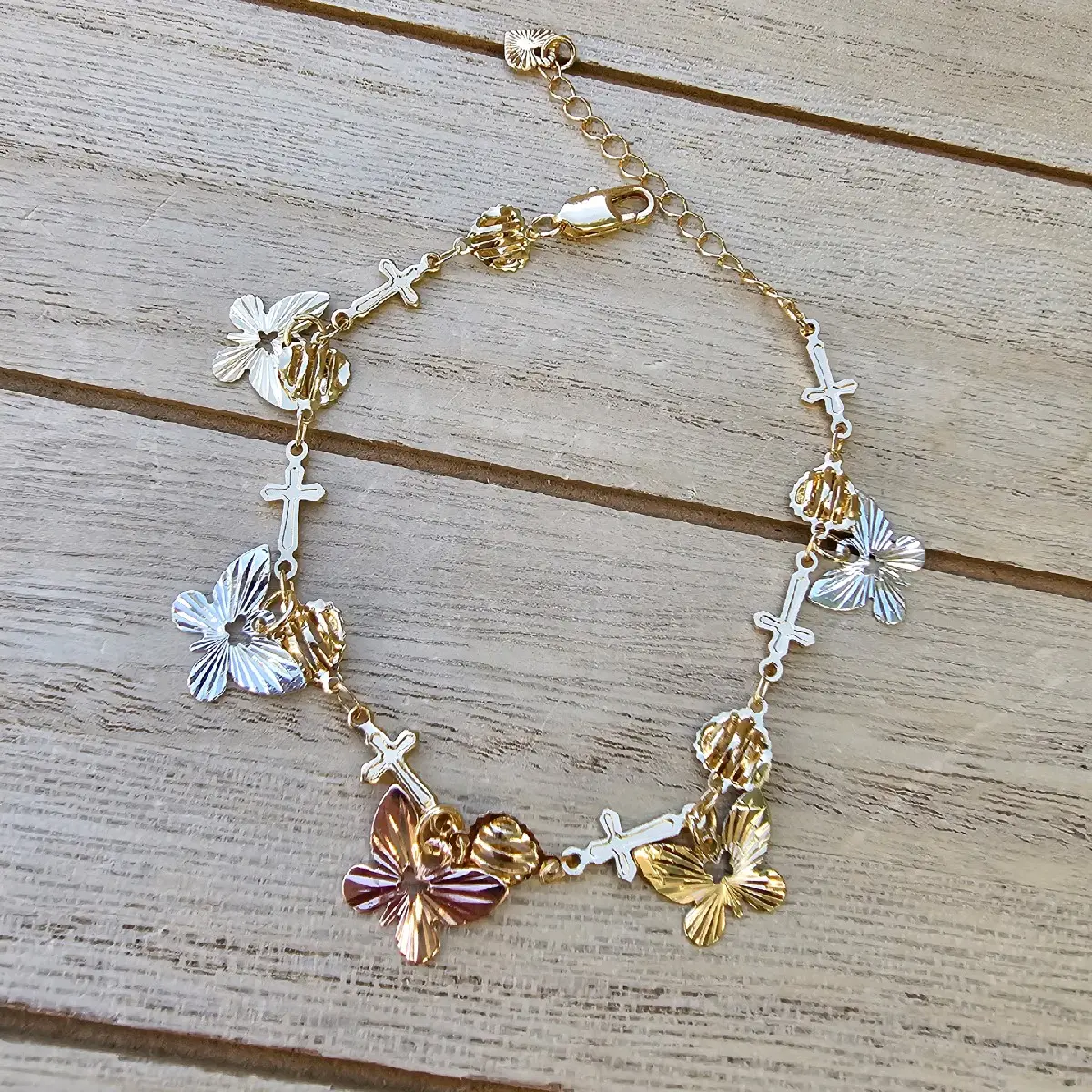 butterfly 3 colores bracelet