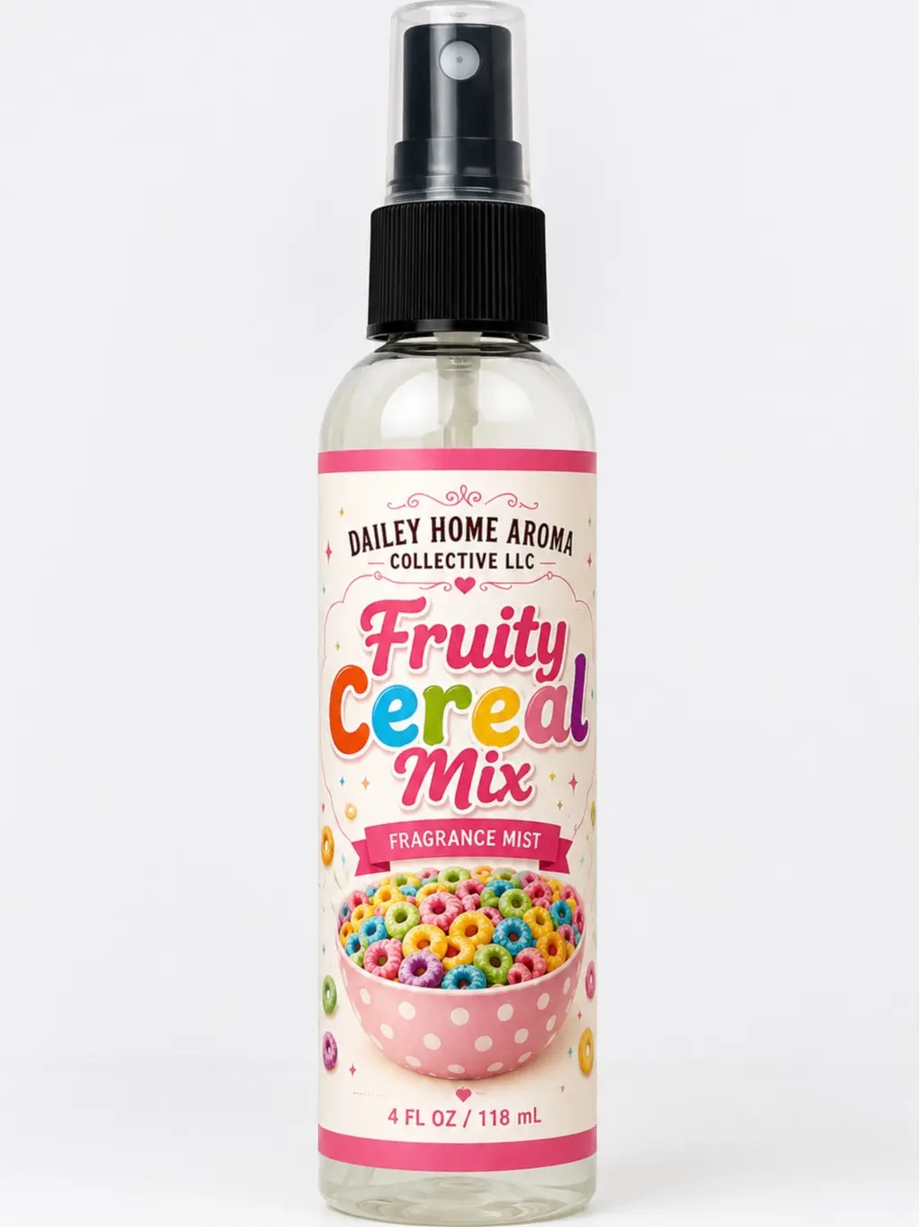 Fruity Cereal Mix Fragrance Mist  Sweet Fruity Body Spray  4 oz