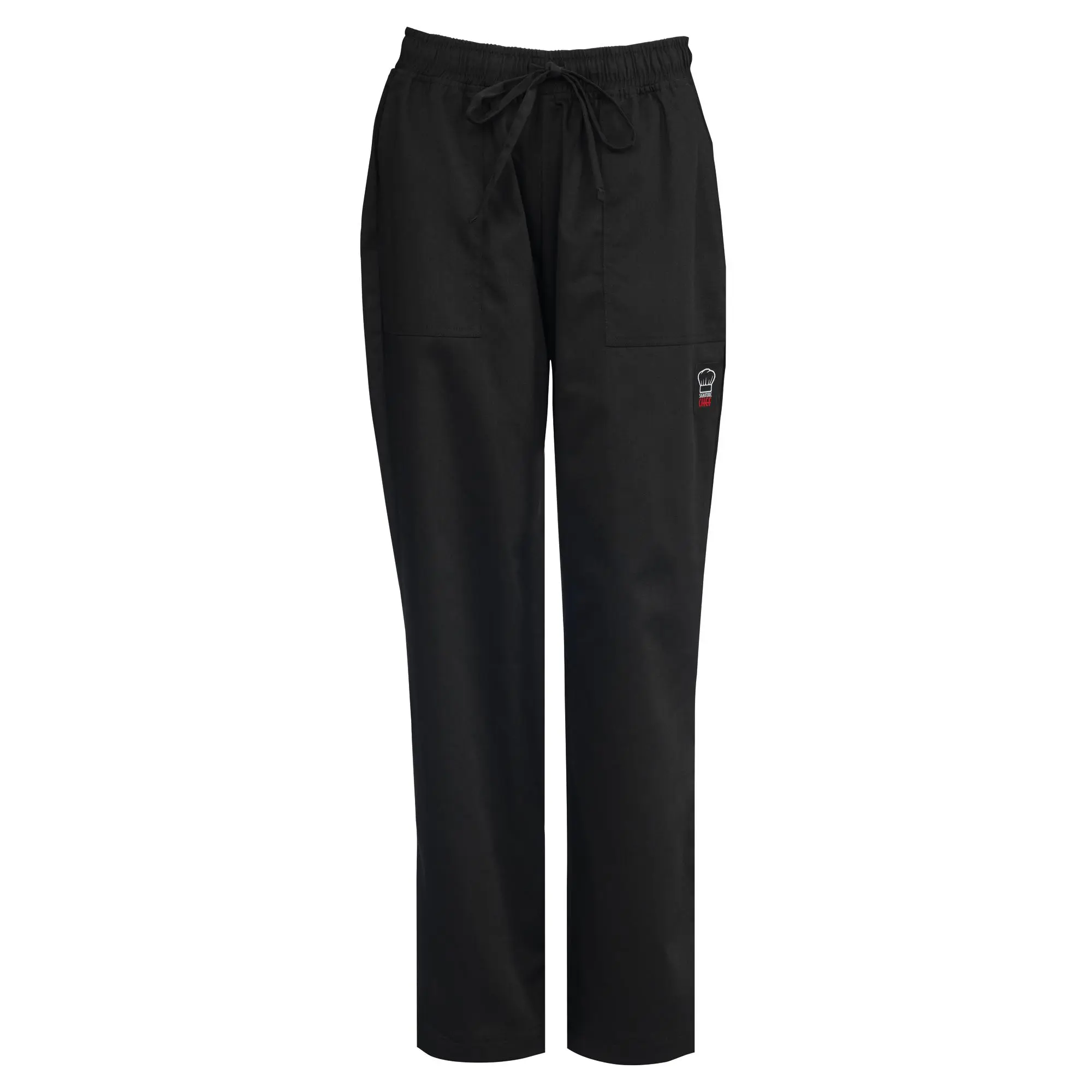 Women's Chef Pants, Black - Large