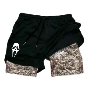 Ghostface CAMO  "Double Layer" Gym Shorts