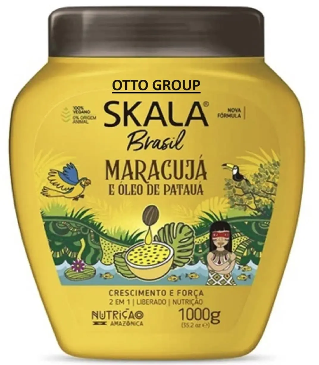 SKALA BARASIL 2 in 1 Treatment Cream Passion Fruit and Pataua Oil 1000g