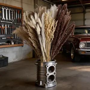 Scandinavian Decor: Neutral Dried Pampas Grass