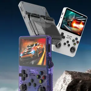 Portable Game Console with Dual Operating System, 64GB Memory, 3.5-Inch IPS Color Screen, Retro Gba Arcade Simulator, Handheld Gaming Console