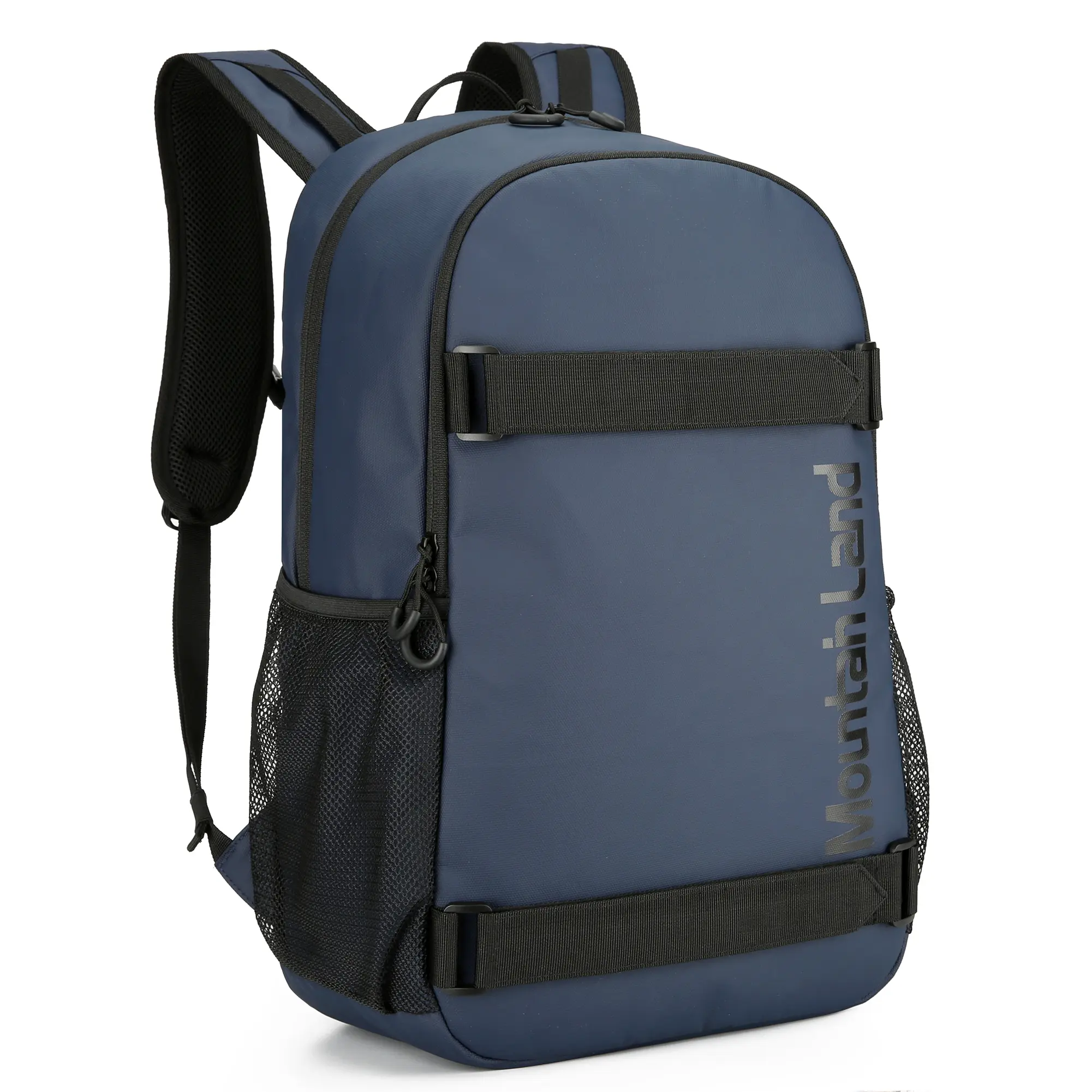 "Mountain Land Skateboard Backpack Waterproof Backpack Fits up to 15.6 Inch Laptop RFID Anti-Theft Lock Daypack "