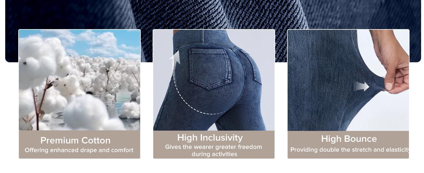BRXL High Waisted Stretchy Crossover Denim Jeans for Women Flare Jeggings Bootcut Denim with Pockets Trendy & Flattering #Streetwear #outdoorfun #tiktokshopspringglowup #tiktokshopfashion#Summervibes-1