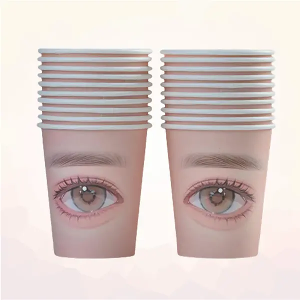 Design Cup for Eyelash Extension Practice [10 PCS]