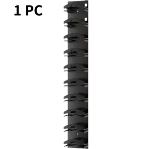 Round Wall Mounted Hat Rack, Strong Adhesive Multi Layer Cap Storage Organizer, Portable Plastic Display Stand for Closet Door and Bedroom, Hat Holder for Hanging, Hat Hanger Holder