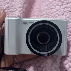 Digital Camera for Photography  with Fill Light, 4K Vlogging Camera, 16X Digital Zoom Compact Cameras, 180°Flip Screen Camera, 48MP Vlogging Camera with 32GB Card, Point and Shoot Digital Cameras