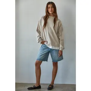 Crew Twofer Pullover