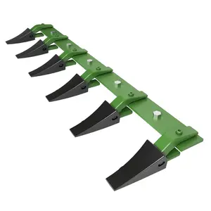 GAOMON Heavy Duty Bucket Tooth Bar 48", 6 Teeth Tractor Loader Attachment with 4560 Lbs Capacity – Bolt on Design Fits 1/2" or Thinner Bucket Cutting Edges for Skid Steer, Tractor, Loader