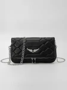 Elegant Solid Color Commuter Crossbody Bag, Large Capacity Fashion Chain Purse, Versatile Daily Use Pillow Bag, High-End Stylish Accessory, Crossbody With Chain
