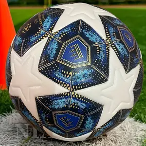 Official Size 5 Heat-Sealed Soccer Ball, Durable Anti-Slip PU Material, Ideal Gift for Friends and Family, Perfect for Adult Matches, Football Balls