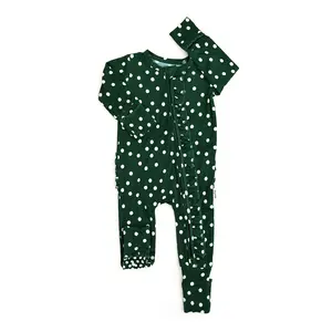 Dottie RUFFLE ZIP Bamboo Baby Two Way Zipper Lounge Set Gigi and Max