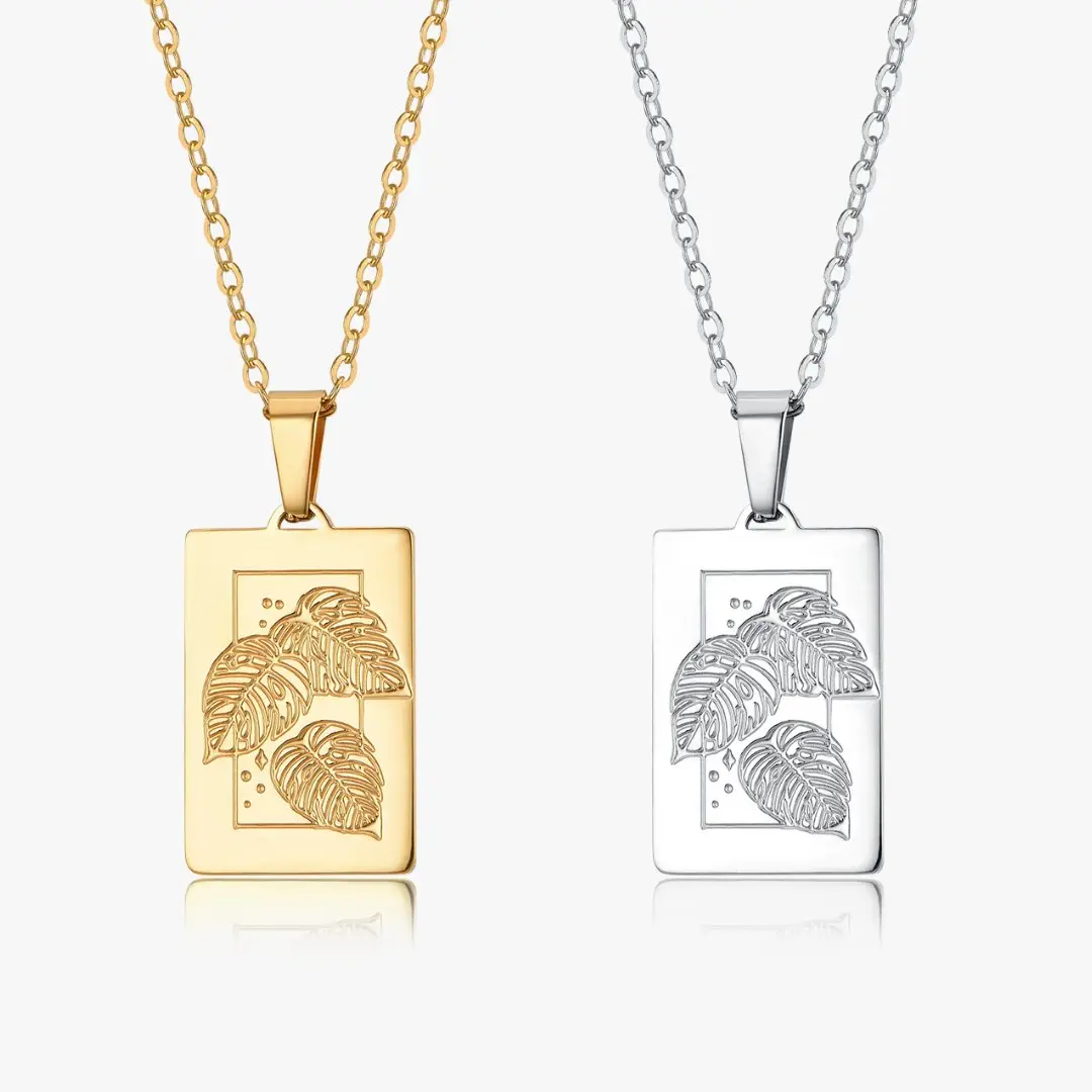 Monstera Necklace (Nature’s Divinity Collection)