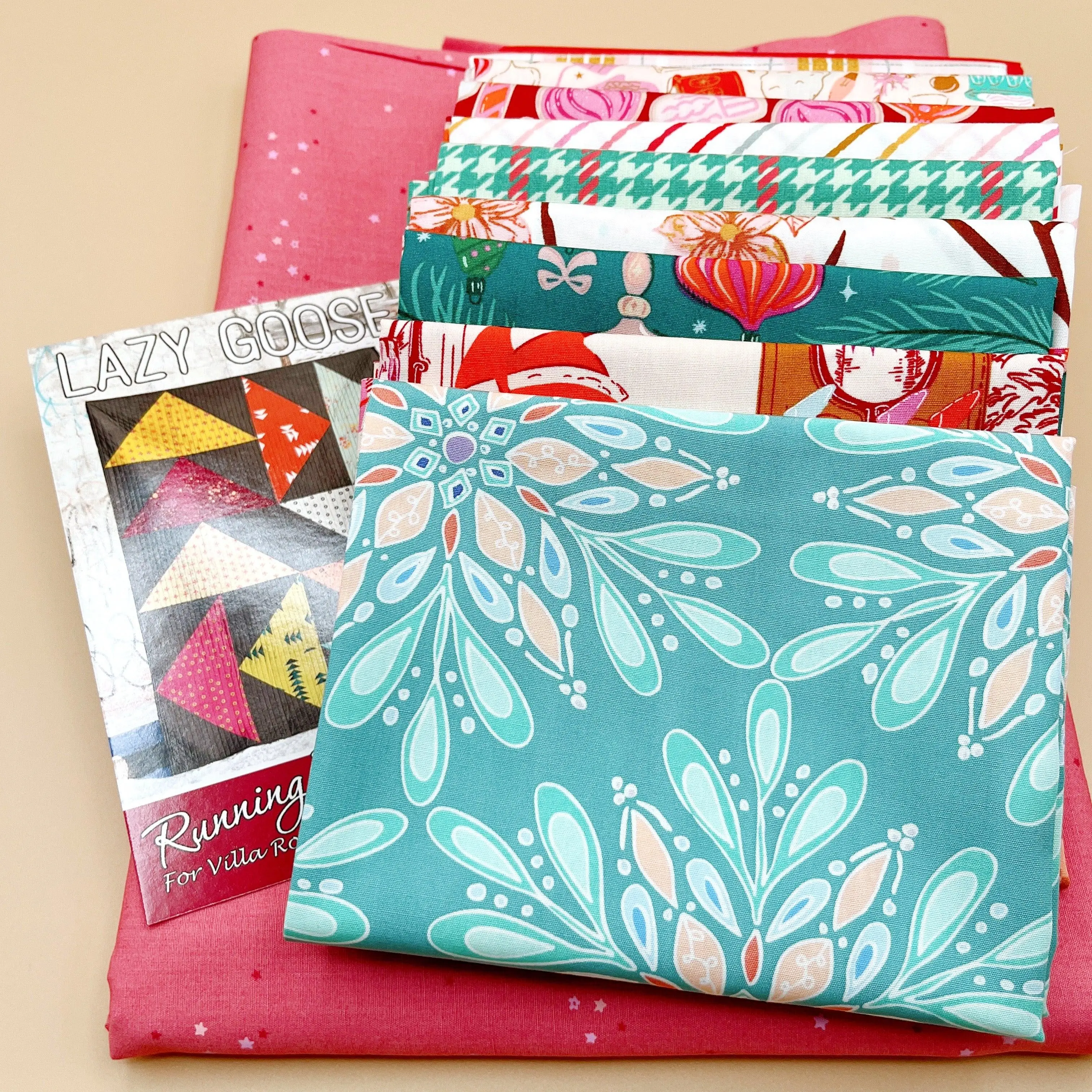 Lazy Christmas Goose No 2 Quilt Kit featuring Art Gallery Christmas