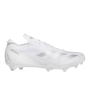 adidas Mens Adizero Electric Football Sneakers Shoes - Silver, White