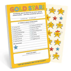 Gold Star! Playtime Pad with Sticker Sheet