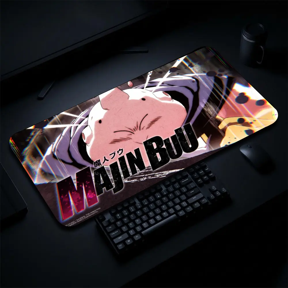 Collection Majin buu Dragonball Gaming Mouse Pad Personal, Custome, Anime Desk Mat Extended Keyboard Pad Waterproof Non Slip Rubber Base Large Mousepad for PC Gamer Setup Desk Accessories 40x21 Inch,Office Gifts, Decor desktop