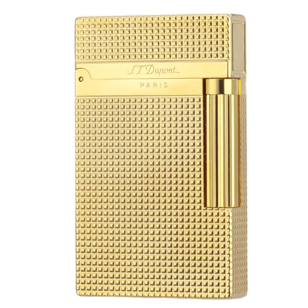 DPT Gold Diamond Engraved Metal Luxury lighter (NO FUEL) Ping sound gift bf Lightweight Accessory