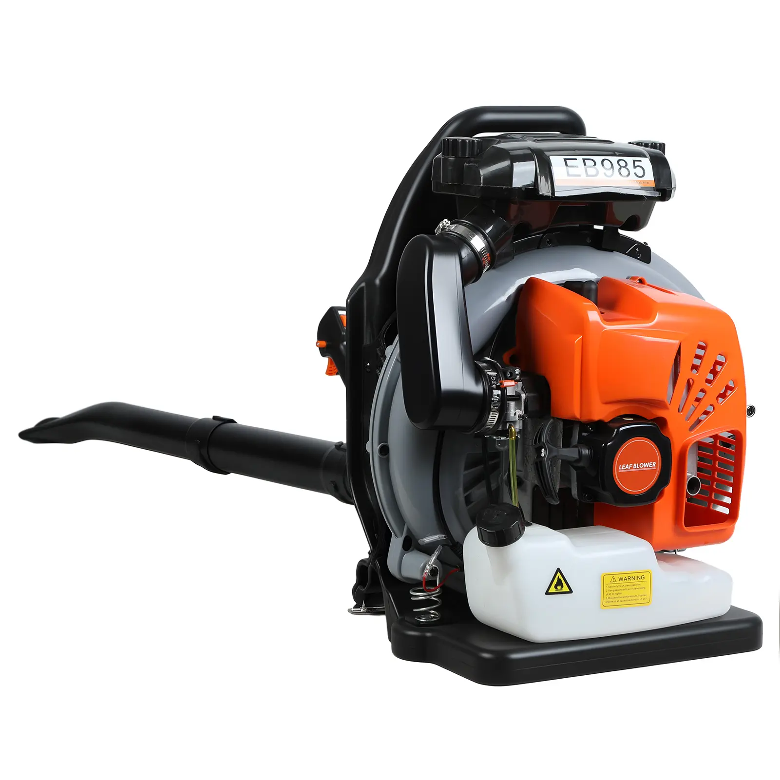 65cc 2-Stroke Backpack Leaf Blower, 200MPH Strong Wind 65cc 2-Stroke High-Velocity Leaf Blower, Electric Leaf Blower with 1.7L Tank for Garden Yard