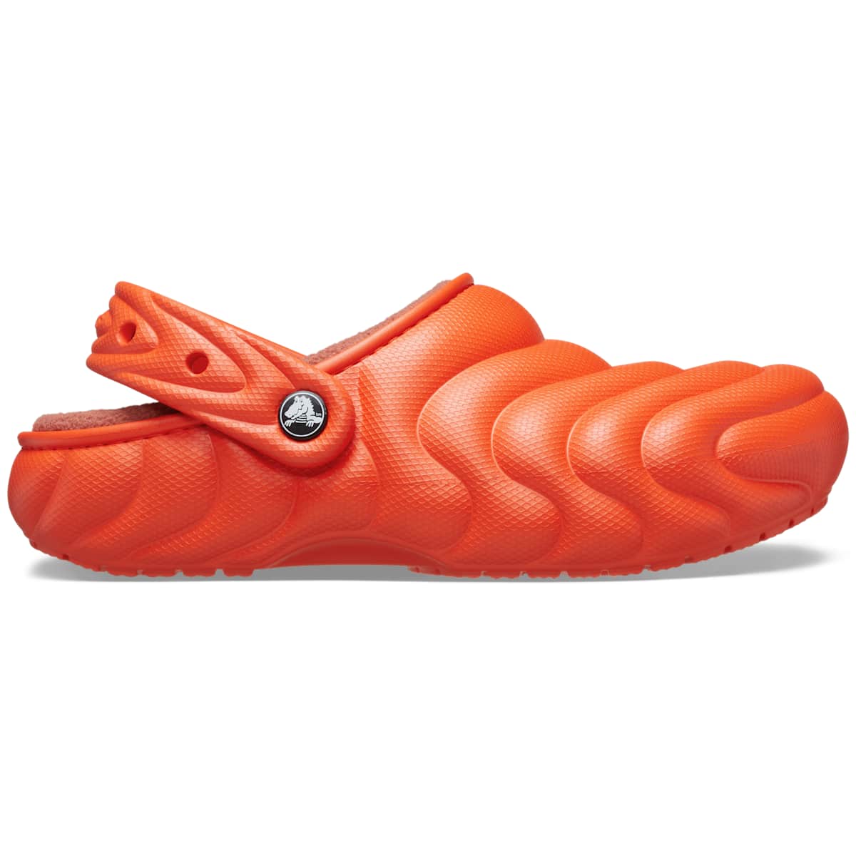 Crocs Adult Overpuff Classic Fleece-Lined Clogs, Fuzzy House Slippers