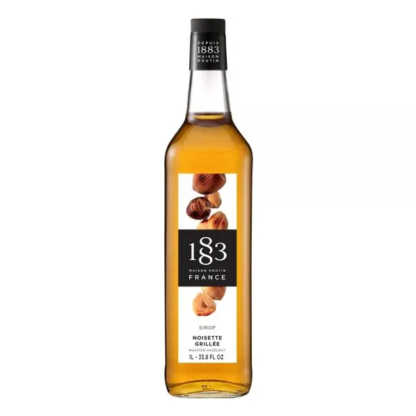 1883 Maison Routin Roasted Hazelnut Coffee Syrup for Beverages & Desserts - Bottle (1L) 1883 Maison Routin Roasted Hazelnut Coffee Syrup for Beverages & Desserts - Bottle (1L)