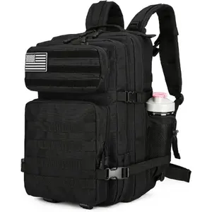 25L Military tactical backpack, backpack for men black small tactical assault bag