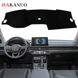 JIAKANUO Dash Cover Mat for Honda CR-V 2023-2026 Dashboard Pad Carpe Sunscreen Heat Insulation Anti Glare Reflective Protection Black Polyester with Silicone Anti Slip Particles