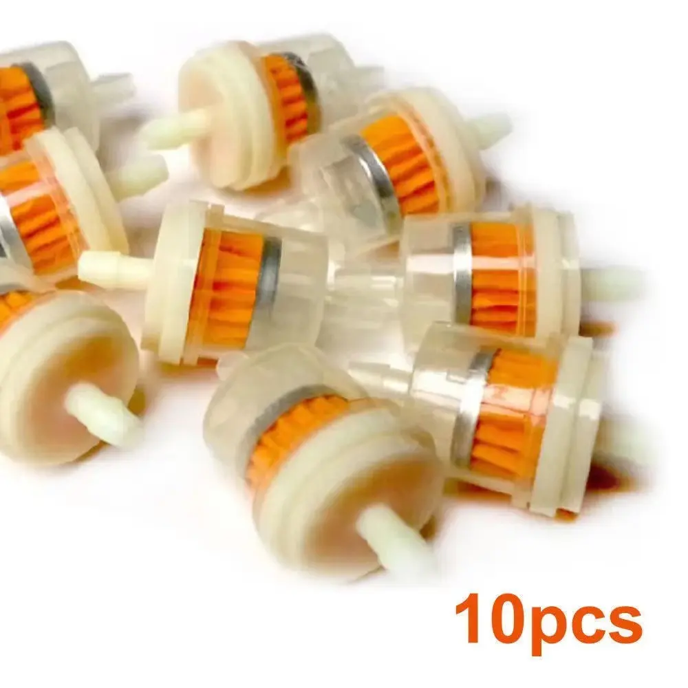 Motorcycle Oil Filter, Fuel Filter Tool for Scooter, Motorcycle, Moped, Dirt Bike, Atv, 10 Pieces, Online Gasoline Filter Kit, Replacement