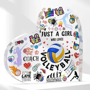 Volleyball Gifts for Women Men, 4x4 Inch Acrylic Plaque, Christmas Birthday Gift, Volleyballs Lovers, Universal Setting