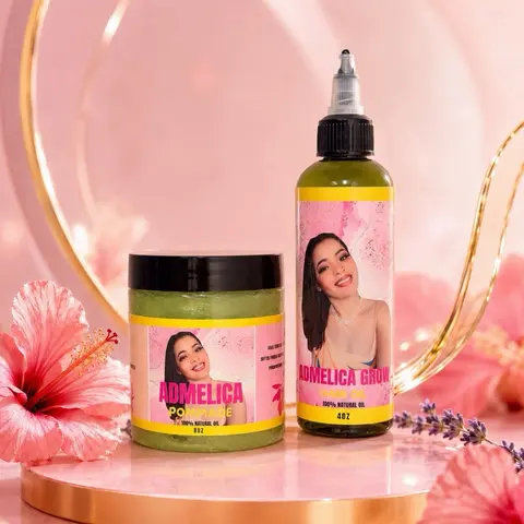 Hair oil 4 oz and 8 oz Pomade 100% natural Haircare Product Nourishing Hair