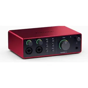 Focusrite Scarlett 4i4 4th Gen USB Audio Interface for Music Recording Podcast Streaming Studio